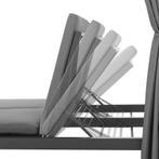 Dubbel Ligbed / Loungebed Kreta - Grijs, Verzenden, Nieuw