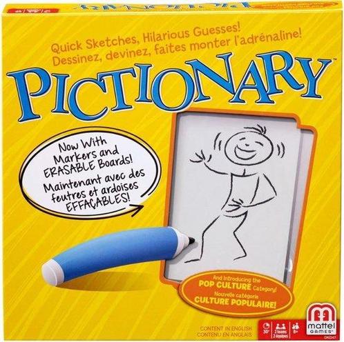 Pictionary Bordspel - Frans (Bordspellen & Puzzels), Hobby en Vrije tijd, Gezelschapsspellen | Bordspellen, Nieuw, Verzenden