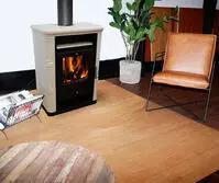 Houtkachel Nordflam Arta 8,5kw met Keramische bekleding, Huis en Inrichting, Kachels, Houtkachel, Vrijstaand, Nieuw, Hout