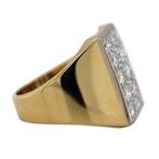 Ring - 18 karaat Geel goud, Witgoud - 1.35ct. tw. Diamant, Nieuw