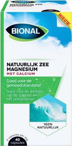 BIONAL NATUURLIJK ZEE MAGNESIUM MET CALCIUM CAPSULES DOOSJ.., Verzenden, Nieuw