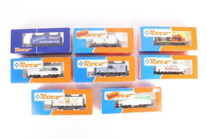 Roco H0 - Modeltrein goederenwagon (8) - Bier/reclame, Hobby en Vrije tijd, Modeltreinen | H0