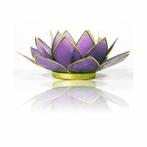 Lotus Sfeerlicht Lila Goudrand, Nieuw, Verzenden