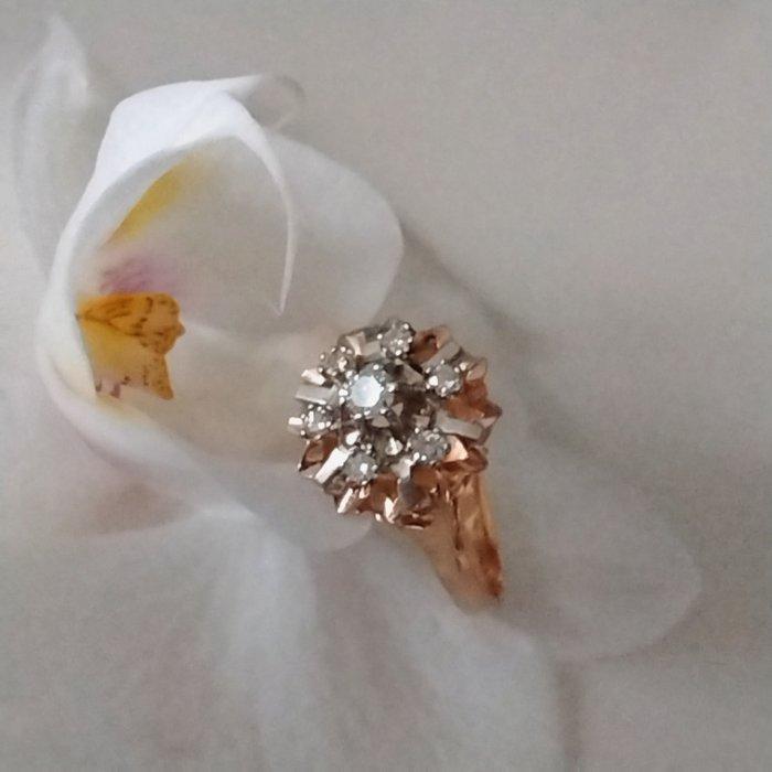 Zonder Minimumprijs - Ring Entourage Ring Rosegoud / 18, Sieraden, Tassen en Uiterlijk, Ringen