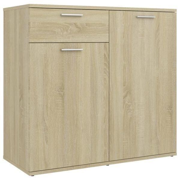 Dressoir Sonoma Eiken | 80x36x75cm | Retourdeal 55% Korting, Huis en Inrichting, Kasten | Dressoirs, 50 tot 100 cm, 25 tot 50 cm