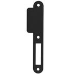 Sluitplaat korte lip 39 mm kastslot zwart, Doe-het-zelf en Verbouw, Hang- en Sluitwerk, Verzenden, Nieuw