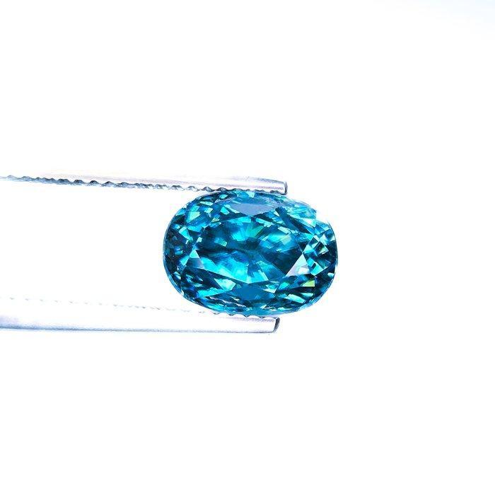 Zonder Minimumprijs Blauw Zirkoon - 6.01 ct - International, Sieraden, Tassen en Uiterlijk, Edelstenen