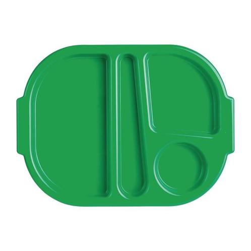 Olympia Kristallon dienbladen met vakken 37,5x27,8cm groen, Zakelijke goederen, Horeca | Overige, Verzenden