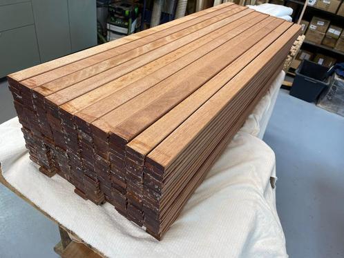 Hardhouten latten bankirai 120cm en 12mm bij 38mm, Tuin en Terras, Palen, Balken en Planken, Planken, Nieuw, Hardhout, Ophalen of Verzenden