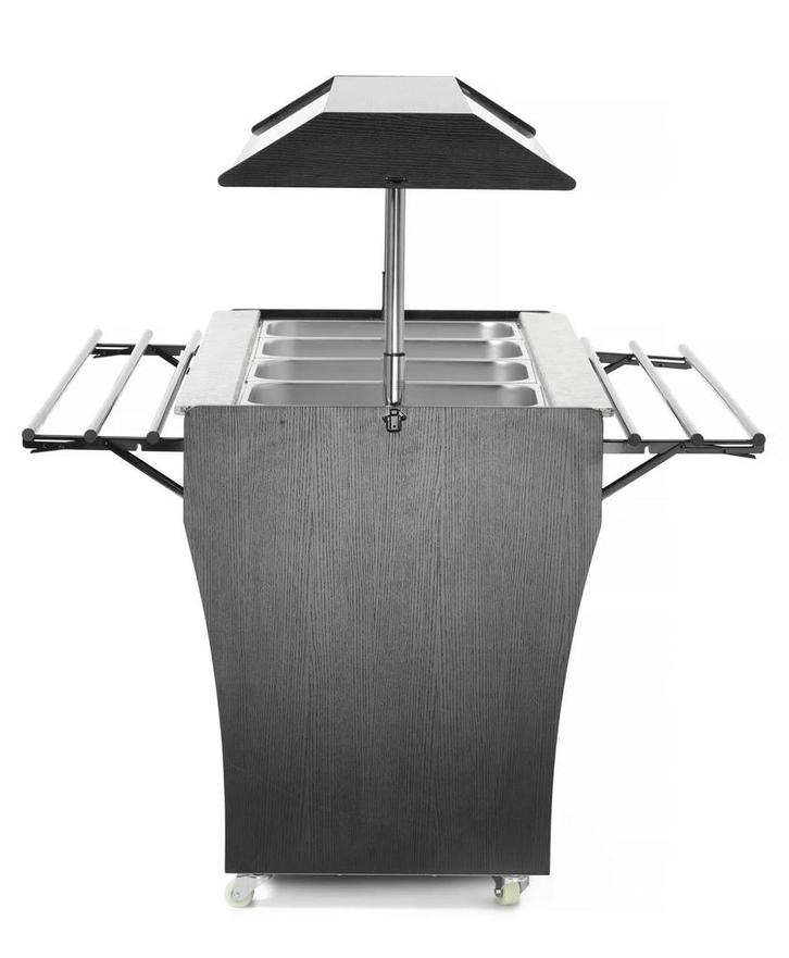 Arktic Gekoeld Buffet | Hout/RVS | 4x GN 1/1 | +2°C/+10°C |, Witgoed en Apparatuur, Koelkasten en IJskasten, Ophalen of Verzenden