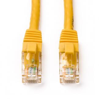 Netwerkkabel | Cat6a U/UTP | 7 meter (Geel), Computers en Software, Pc- en Netwerkkabels, Nieuw, Verzenden