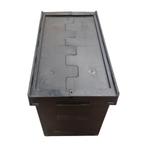 Distributiebak 800x400x423 mm nestbaar, zwart, licht, Doe-het-zelf en Verbouw, Kratten en Dozen, Gebruikt, 40 tot 60 cm, 50 tot 75 cm