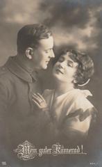 Duitsland, Oostenrijk - Militair - Weltkrieg - Ansichtkaart, Verzamelen, Gelopen