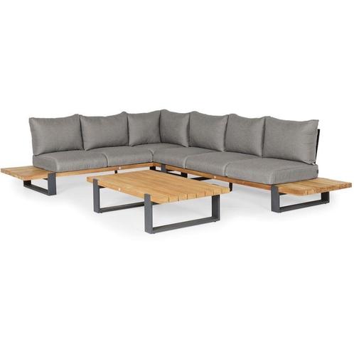 SUNS Nardo hoek loungeset 3 delig groot light anthracite, Tuin en Terras, Tuinsets en Loungesets, Nieuw, Ophalen of Verzenden