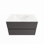 MONDIAZ VICA-DLUX 80cm badmeubel onderkast Dark grey 2, Ophalen of Verzenden, Nieuw, Bad