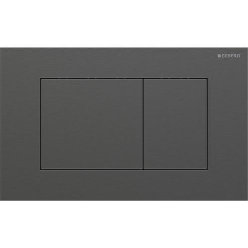 Geberit Drukplaat Sigma 40, 2-toets Square RVS Zwart Chroom, Doe-het-zelf en Verbouw, Sanitair, Overige typen, Nieuw, Chroom, Ophalen of Verzenden
