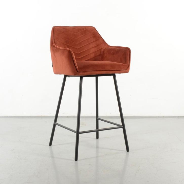 Barkruk Helsinki, brons, 4 poot onderstel, Huis en Inrichting, Stoelen, Ophalen of Verzenden