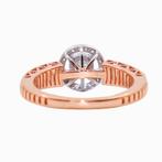 Ring - 14 karaat Roségoud - 0.15ct. tw. Diamant (Natuurlijk), Nieuw
