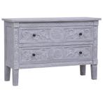 Dressoir Grijs Mahonie | OP=OP | Moderne Glamour, Nieuw, Met lade(s), 25 tot 50 cm, Overige houtsoorten