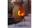 Sol-y-Yo Chimenea Mexicaanse terrashaard Barbecue XL (geel), Tuin en Terras, Tuinhaarden, Verzenden, Nieuw