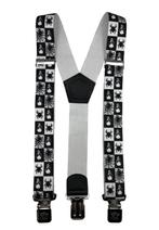 Fun bretel Spider n Skull met de sterkste stalen clips, Kleding | Heren, Riemen en Ceinturen, Verzenden, Nieuw