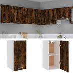 vidaXL Hangkast Lyon 29,5x31x60 cm bewerkt hout gerookt, Verzenden, Nieuw, Bruin