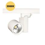 30W LED Track Spot Spirit Wit 3000K Warmwit