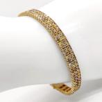 Armband Geel goud -  6.21 tw. Diamant  (Natuurlijk gekleurd)