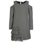 Patrizia Pepe • korte jurk open schouders • 36 (IT42), Kleding | Dames, Jurken, Verzenden, Zwart, Nieuw, Patrizia Pepe