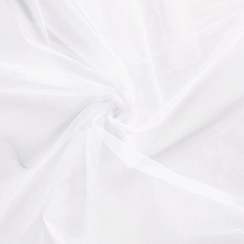 Tule stof – Wit, Hobby en Vrije tijd, Stoffen en Lappen, 120 cm of meer, 200 cm of meer, Wit, Nieuw, Polyester, Ophalen of Verzenden