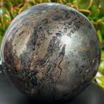 pyriet Fine Large Pyrite Sphere - Hoogte: 12.89 cm -, Verzamelen, Mineralen en Fossielen