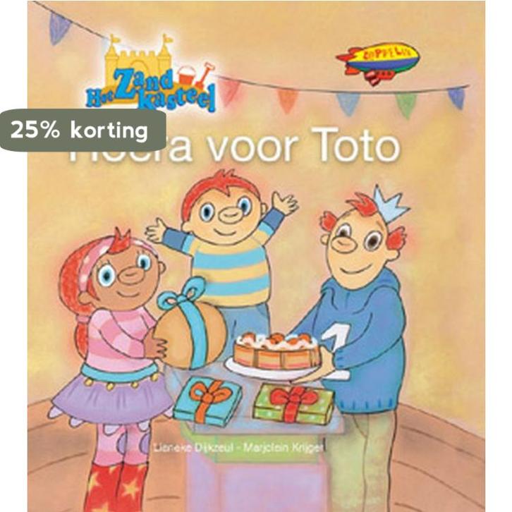 Hoera voor Toto / Het Zandkasteel 9789085672616, Boeken, Prentenboeken en Plaatjesalbums, Zo goed als nieuw, Verzenden