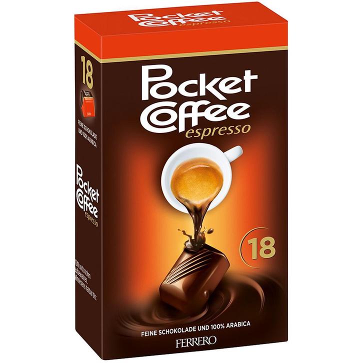 Ferrero | Pocket Coffee | Chocolade | Espresso | 18 st, Huis en Inrichting, Keuken | Keukenbenodigdheden, Nieuw, Ophalen of Verzenden