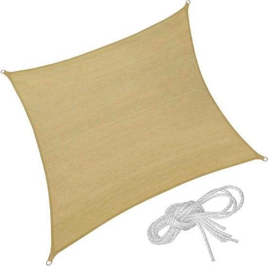 2dekans | tectake - Vierkante zonneluifel zonnescherm, Tuin en Terras, Parasols, Zo goed als nieuw, Ophalen of Verzenden