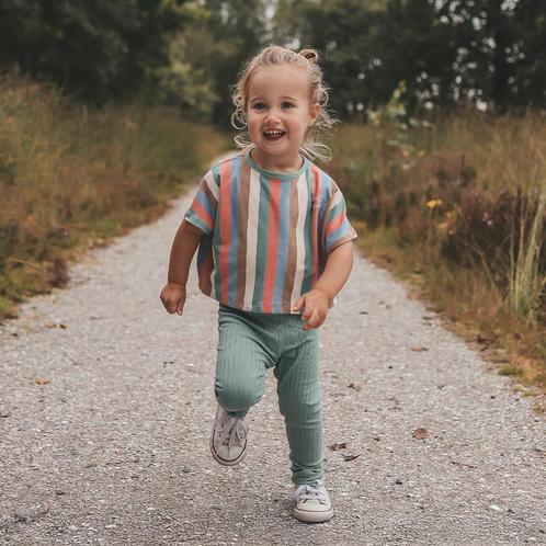 Your Wishes  Bold stripes shirt cropped tee Maat 128, Kinderen en Baby's, Kinderkleding | Maat 128, Meisje, Nieuw, Shirt of Longsleeve