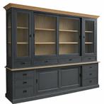 Buffetkast grijs – eiken interieur Eelde 225cm, Ophalen of Verzenden, Nieuw