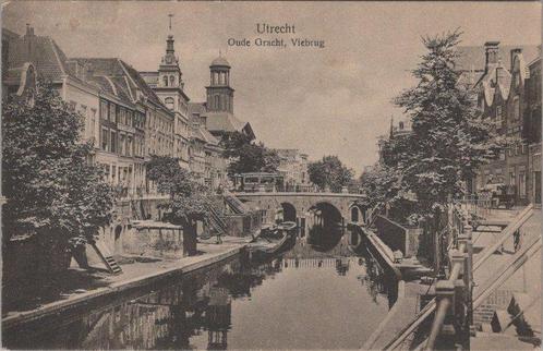 UTRECHT - Oude Gracht, Viebrug, Verzamelen, Ansichtkaarten | Nederland, Verzenden