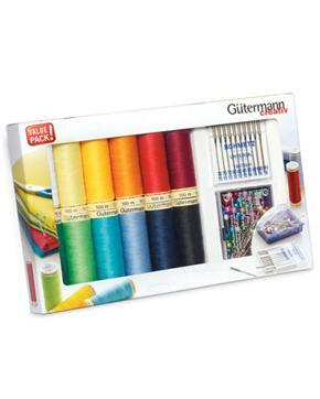 Gütermann Set Naaigaren - Spelden - Machinenaalden, Hobby en Vrije tijd, Naaien en Fournituren, Nieuw