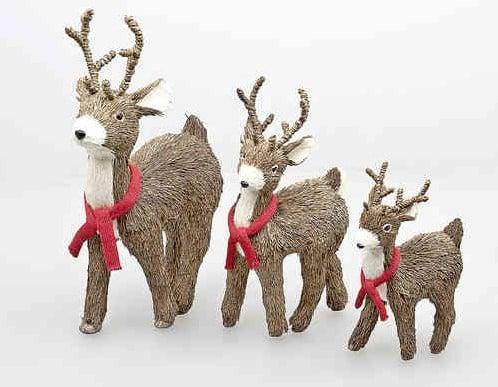 Rendier Hert Ree Staand 37 cm per stuk, Huis en Inrichting, Woonaccessoires | Kunstplanten en Kunstbloemen, Nieuw, Ophalen of Verzenden