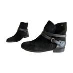 Fred de la Bretoniere - enkellaarsjes - zwart suède - maat, Nieuw