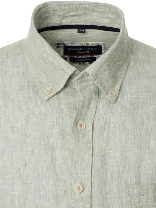 Linnen Casa Moda Groen Overhemd Button Down Boord, Kleding | Heren, Overhemden, Groen, Nieuw, Verzenden