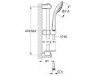 GROHE Euphoria 110 Mono - Doucheset - Handdouche Rain 11,5, Verzenden, Zo goed als nieuw