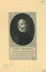 Portrait of Joost Hendriks, Antiek en Kunst, Kunst | Etsen en Gravures