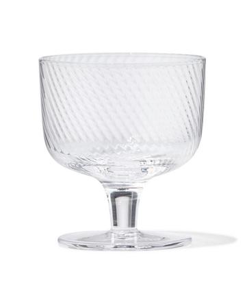 HEMA Aperitiefglas Bergen glas twist reliëf beschikbaar voor biedingen