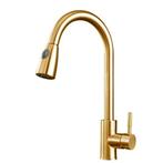 Keukenkraan goud - met uitrekbare kop tot 82 cm, Ophalen of Verzenden, Nieuw