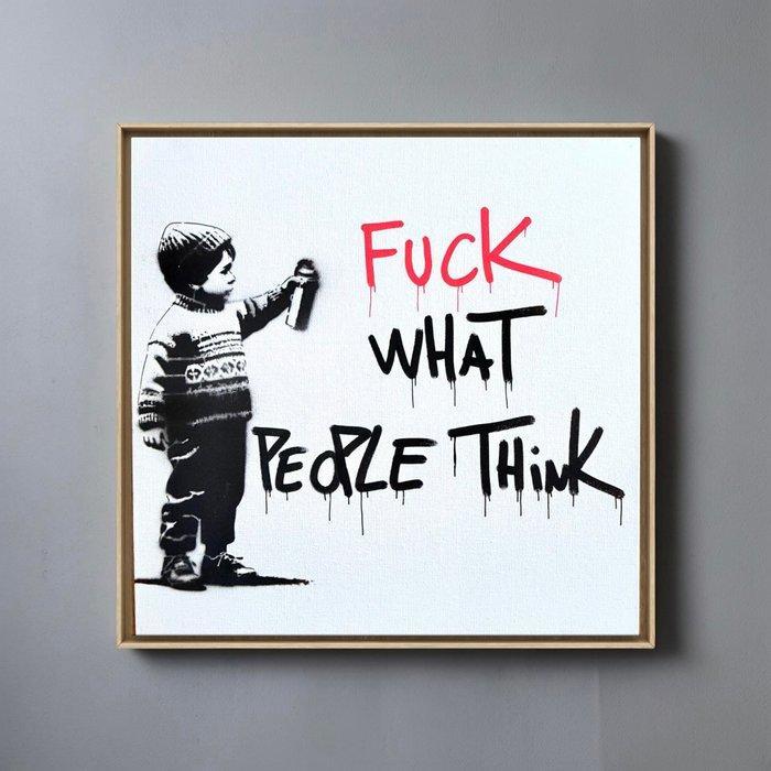 STRINK - WHAT PEOPLE THINK, Antiek en Kunst, Kunst | Schilderijen | Modern