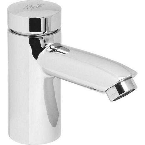 Fonteinkraan Plieger Clear Zelfsluitend Chroom, Doe-het-zelf en Verbouw, Sanitair, Kraan, Nieuw, Chroom, Ophalen of Verzenden