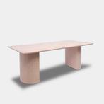 Tafel Rechthoekig Eikenhout  Half Rond  180x90, Huis en Inrichting, Tafels | Eettafels, Nieuw