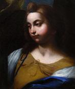 Simone Cantarini (1612–1648), Kring van - Giovane Santa in