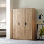 [en.casa] Kledingkast Eiselfing 176x120x52 cm met 5 vakken e, Verzenden, Nieuw